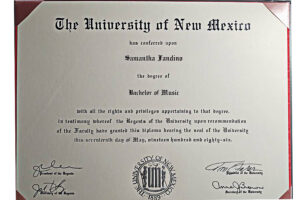 Authentic-Looking Fake certificate from UNM University