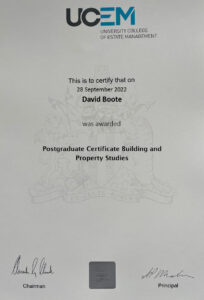 Authentic-Looking Fake certificate from University College Of Estate Management