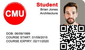 Create CMU University Student ID Cards with Fillable PSD Templates