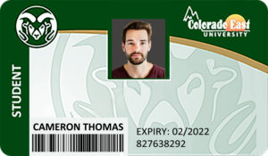 Create Colordo east Universiry Student ID Cards with Fillable PSD Templates
