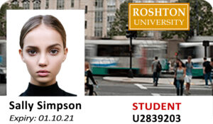 Create Roshton Universty Student ID Cards with Fillable PSD Templates
