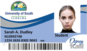 Create University of South Florida Student ID Cards with Fillable PSD Templates
