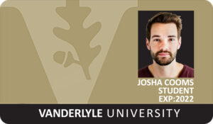Create Vanderlyle Student ID Cards with Fillable PSD Templates