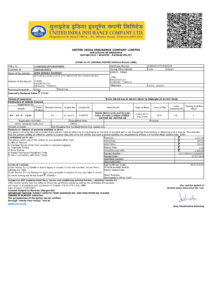 Customizable Fake Proof of India Motor Insurance