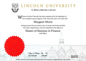 Authentic-Looking Fake certificate from Lincoln University