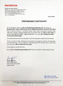 Purchase Realistic Fake Honda Experience Certificate Templates | Easily Editable