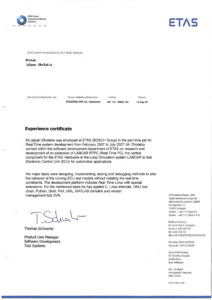 Purchase Realistic Fake etas company Experience Certificate Templates | Easily Editable