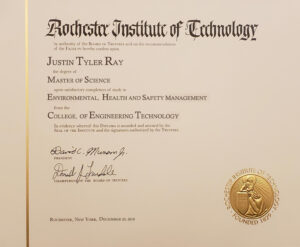 Authentic-Looking Fake certificate from Rochester Institute Of Technology