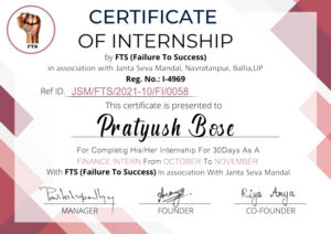 Stand Out with a Customizable FTS Internship Certificate PSD Template