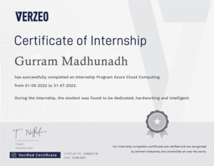 Stand Out with a Customizable VERZEO Internship Certificate PSD Template (version 2)