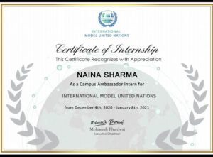 Stand Out with a Customizable international model united nations Internship Certificate PSD Template