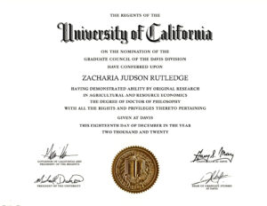 Authentic-Looking Fake certificate from UCLA University