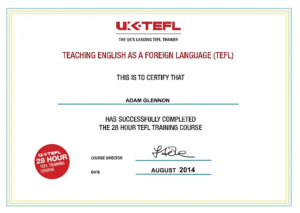 UK TEFL Certificate PSD Template (version 2)