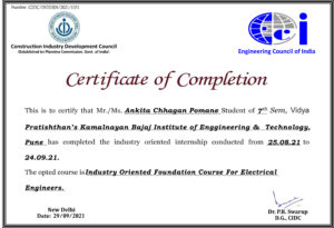 Stand Out with a Customizable engineering council of India Internship Certificate PSD Template
