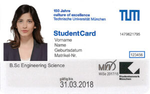 Create Technical University of Munich Student ID Cards with Fillable PSD Templates