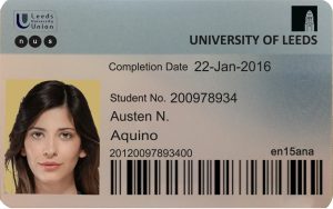 Create University of Leeds Student ID Cards with Fillable PSD Templates