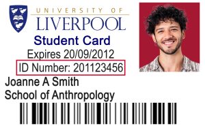Create University of Liverpool Student ID Cards with Fillable PSD Templates version2