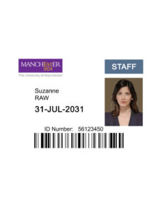 Create University of Manchester Student ID Cards with Fillable PSD Templates