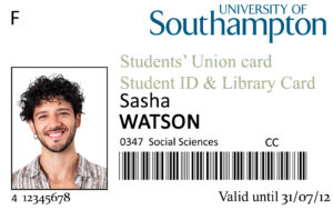 Create University of Southampton Student ID Cards with Fillable PSD Templates