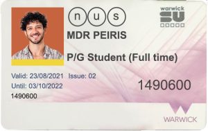 Create University of Warwick Student ID Cards with Fillable PSD Templates