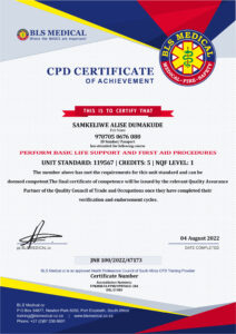 Fake BLS Medical certificate Certificate PSD Templates