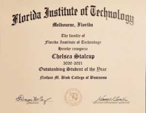 Fake Certificate from Florida Institute of Technology Template