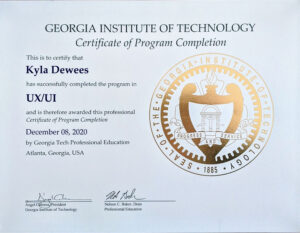 Fake Certificate from Georgia Institute of Technology Template version2
