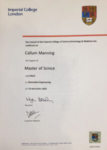 Fake Certificate from Imperial College London Template
