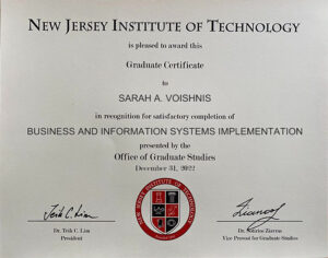 Fake Certificate from New Jersey Institute of Technology Template