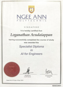 Fake Certificate from Ngee Ann Polytechnic Template