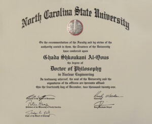 Fake Certificate from North Carolina State University Template