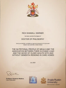 Fake Certificate from Phony Anglia Ruskin University certificate Template