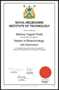 Fake Certificate from RMIT certificate Template