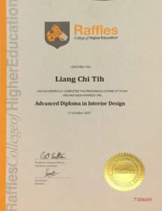 Fake Certificate from Raffles College OF Higher Education Template