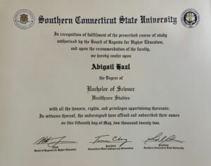 Fake Certificate from Southern Connecticut State University Template