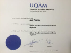 Fake Certificate from UQAM D University Template