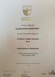 Fake Certificate from University Of Bedfordshire Template
