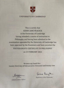 Fake Certificate from University Of Cambridge Template