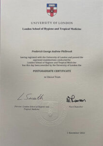 Fake Certificate from University Of London Template (version2)
