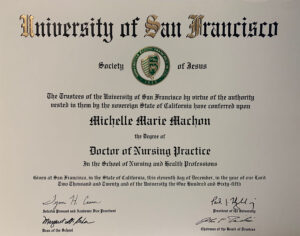 Fake Certificate from University Of San Francisco Template