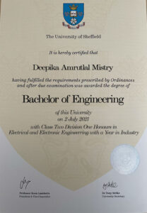 Fake Certificate from University Of Sheffield Template