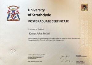 Fake Certificate from University Of Strathclyde Template