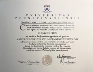 Fake Certificate from University of Pennsylvania Template