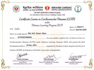 Fake Course on Cardiovascular Disease Medical Certificate PSD Templates (Version2)