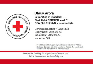 Fake Printable american red cross CPR/AED Card