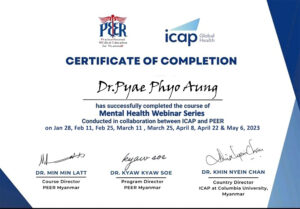 Fake icap global health Medical Certificate PSD Templates version1