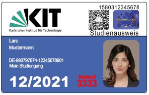 Create Karlsruhe Institute of Technology Student ID Cards with Fillable PSD Templates