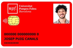 Create Pompeu Fabra University Student ID Cards with Fillable PSD Templates