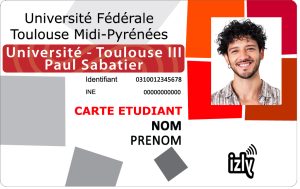 Create Universite Toulouse III – Paul Sabatier Student ID Cards with Fillable PSD Templates