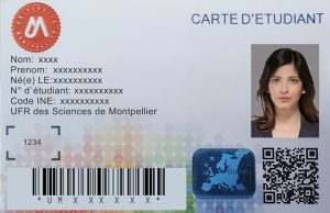 Create Universite de Montpellier Student ID Cards with Fillable PSD Templates